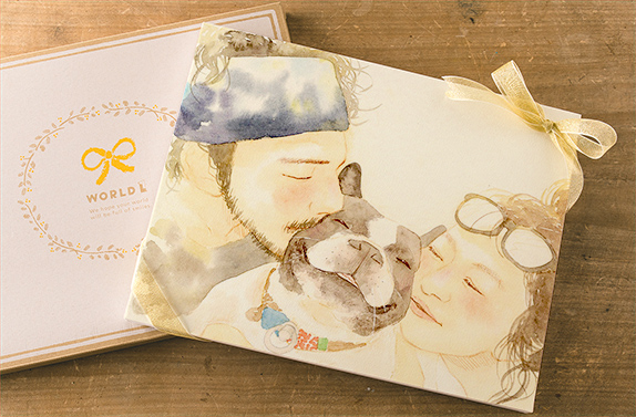 結婚記念日に贈る似顔絵