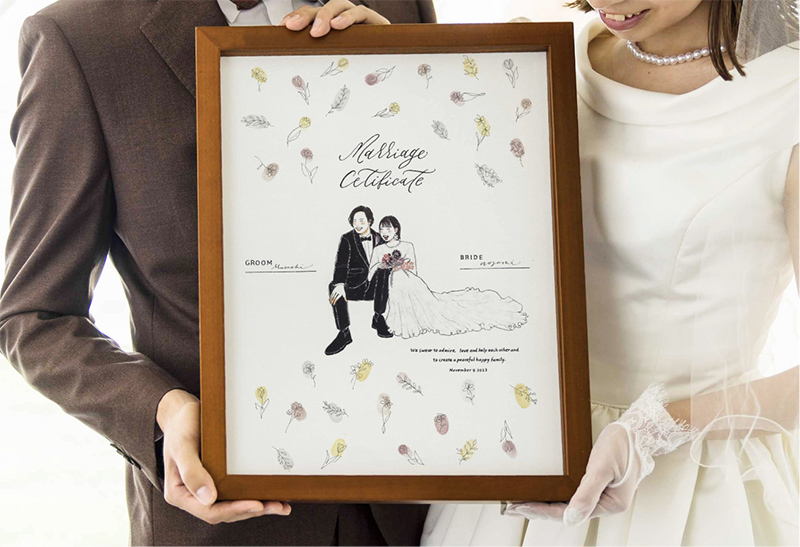 ゲスト参加型 結婚証明書